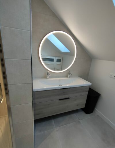 Salle de bain mirroir